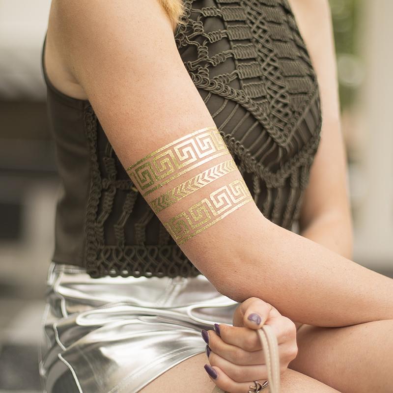 Silhouette - Tattoo Paper Gold
